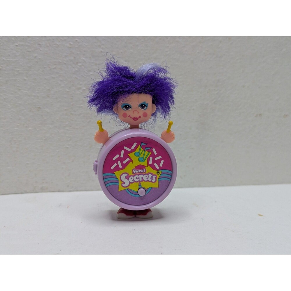 Galoob Sweet Secrets Rock N Lockett Punk Rocker Drummer Vintage 80s WORKS